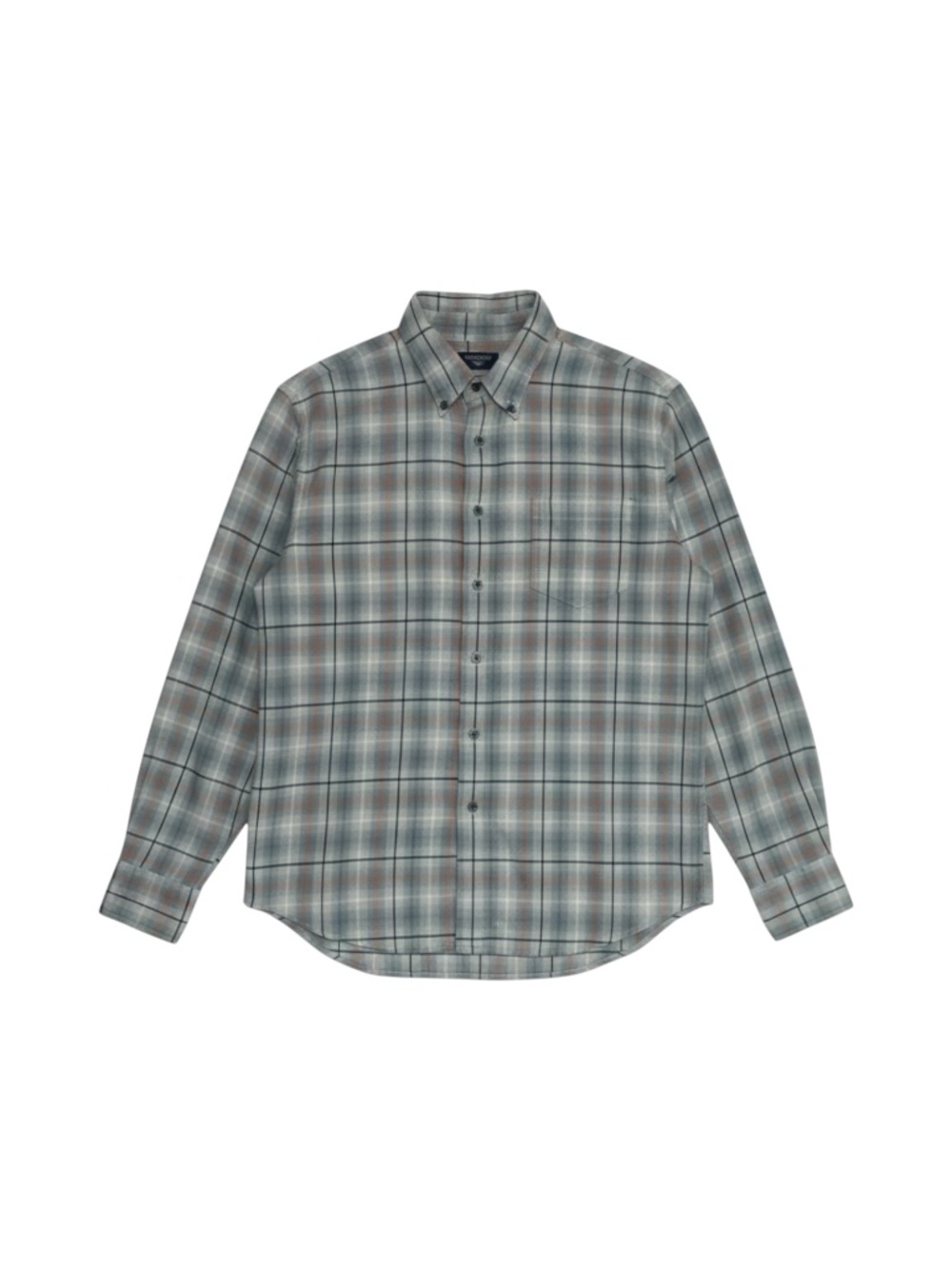 Dockers Green-Grey Plaid Casual Button Down Shirt‎ Men’s Large